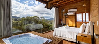 Cabana c/ vista e jacuzzi Serra Catarinense VST025