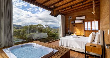 Cabana c/ vista e jacuzzi Serra Catarinense VST025