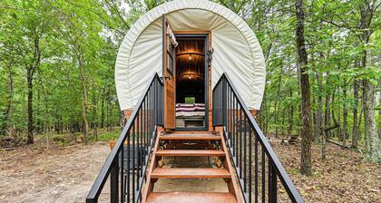 Covered Wagon Vacation Rental in Broken Bow!