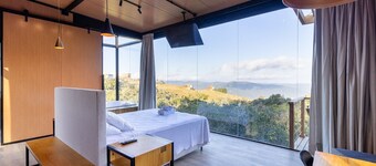 Cabana jacuzzi e vista montanhas VST031