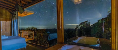 Chalet | Bain à remous extérieur