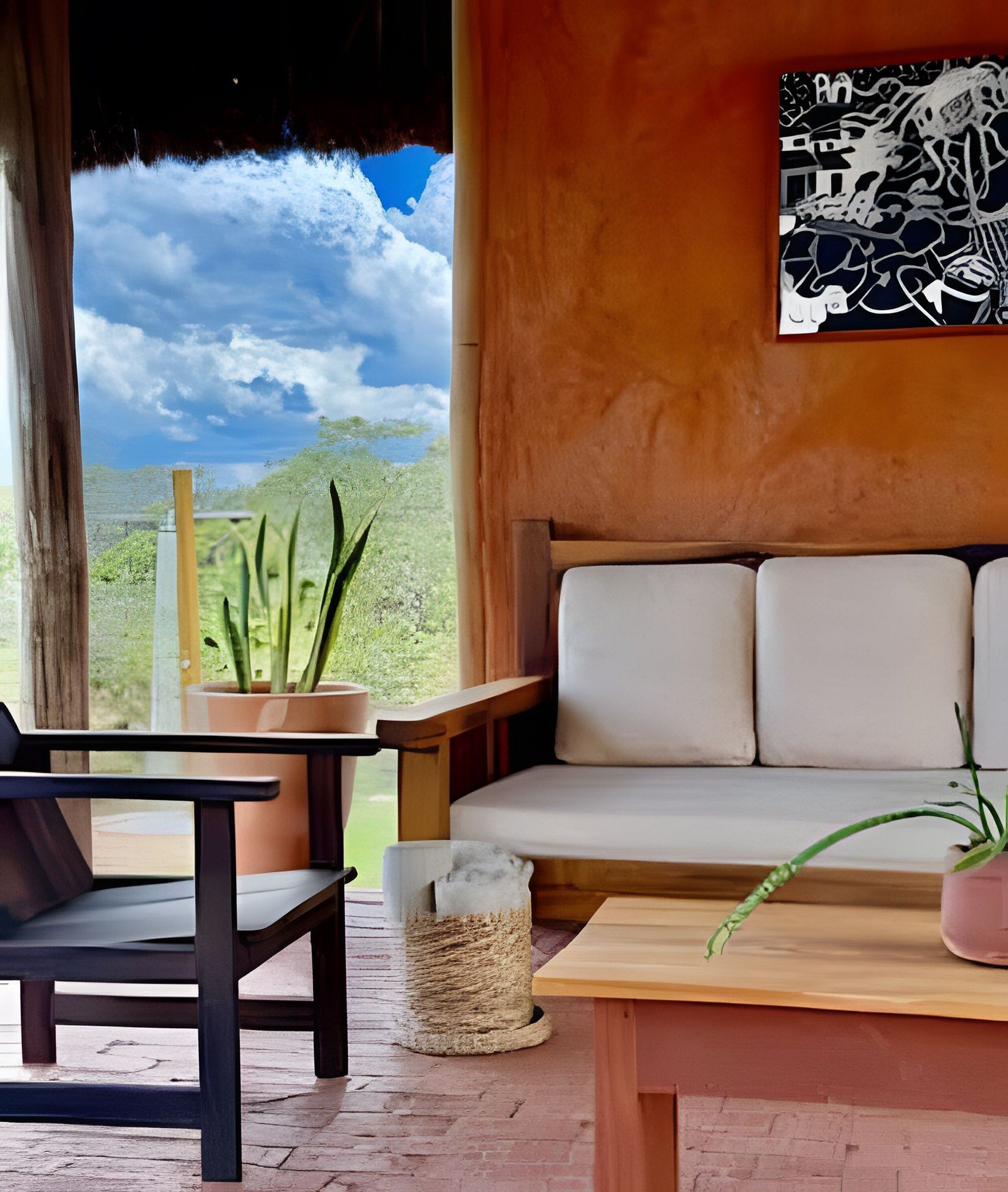 Chalet | Living area | 50-inch Smart TV with digital channels