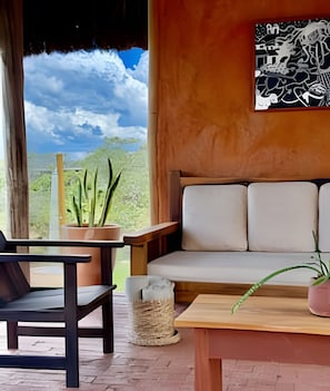 Chalet | Living area | 50-inch Smart TV with digital channels