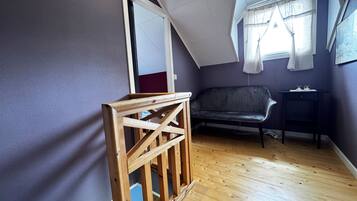 Televisie en een open haard