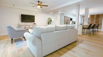 TV, video games, books, offices