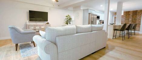 TV, video games, books, offices