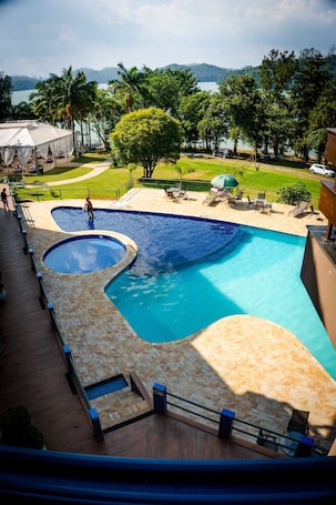 Deluxe Triple Room, Lake View | Terrace/patio. Naturescer Eco Hotel