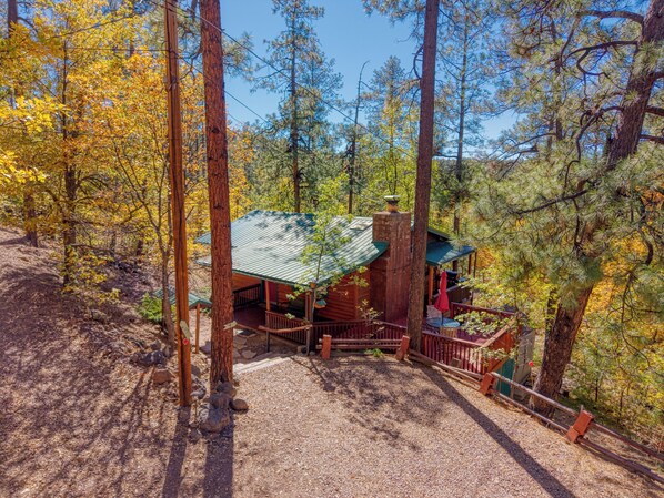 Property grounds - Private Year Round Getaway Cabin with WiFi in Pinetop-Lakeside (Pinetop-Lakeside)