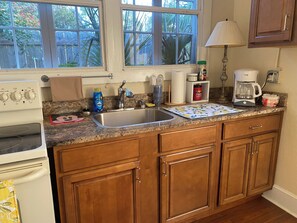 Microwave, oven, stovetop