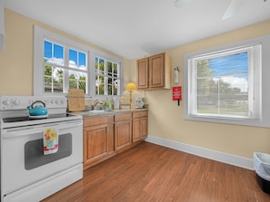 Microwave, oven, stovetop