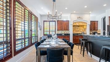 Villa, Patio, Pool View | Living area | 70-inch Smart TV with digital channels, video game console, Netflix