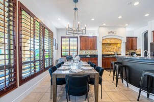 Villa, Patio, Pool View | Living area | 70-inch Smart TV with digital channels, video-game console, Netflix