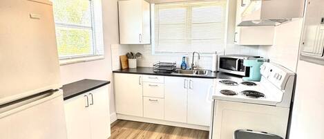 Microwave, oven, stovetop