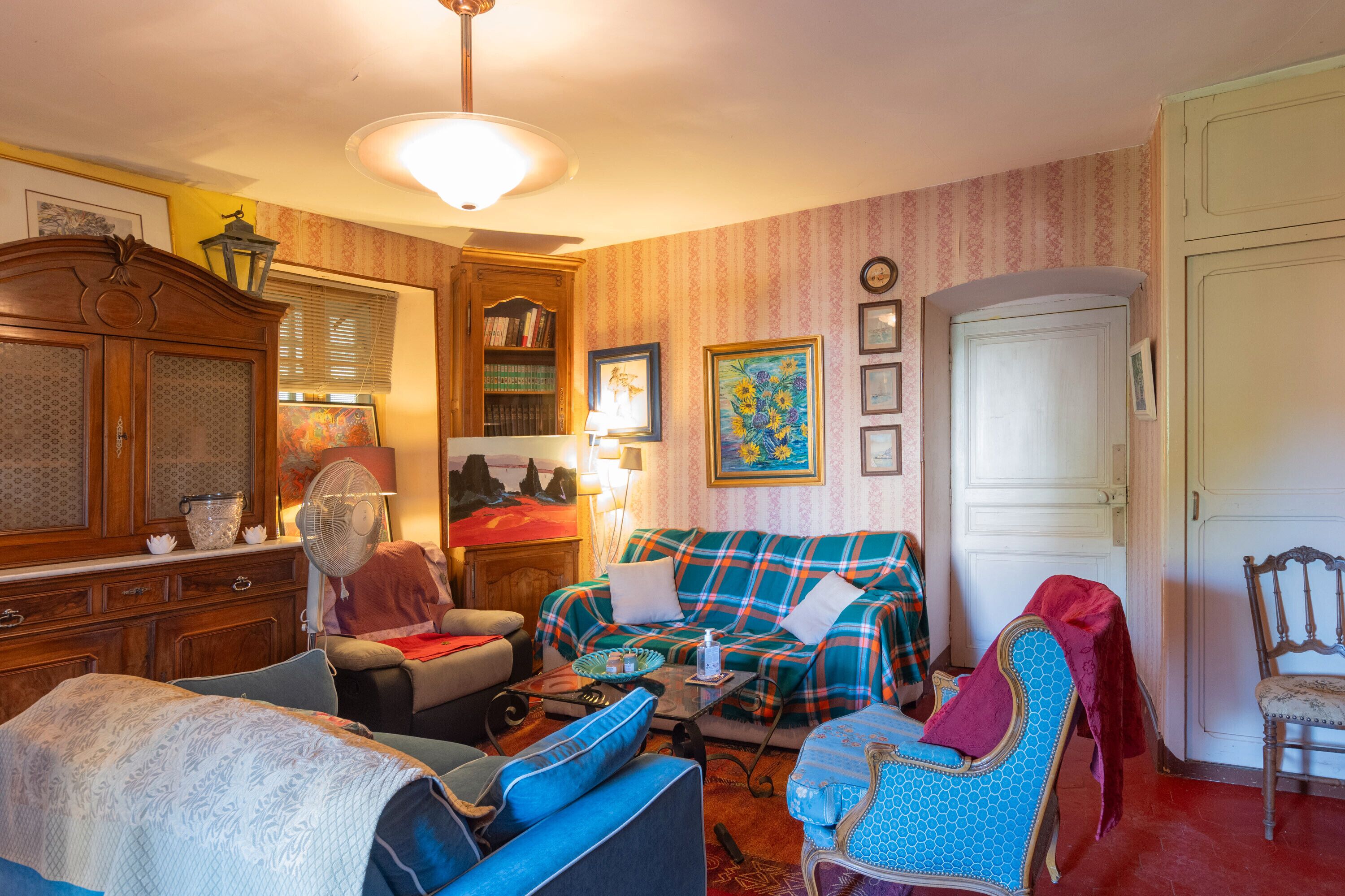 Televisie en een tafeltennistafel