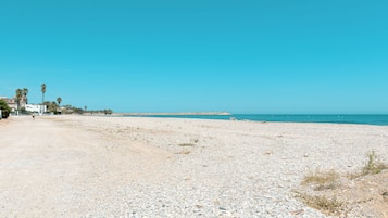 Vlak bij het strand