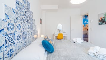 2 slaapkamers, een strijkplank/strijkijzer, gratis wifi, beddengoed