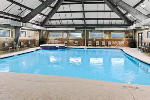Indoor pool, outdoor pool