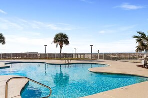 Indoor pool, outdoor pool - Secluded Beach & Snowbird Savings: 1BR Beachfront Condo w/ Monthly Discounts (Gulf Shores)