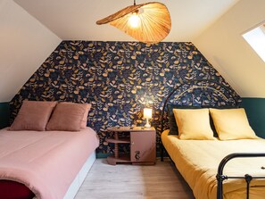 3 chambres, accès au Wi-Fi (inclus), literie fournie