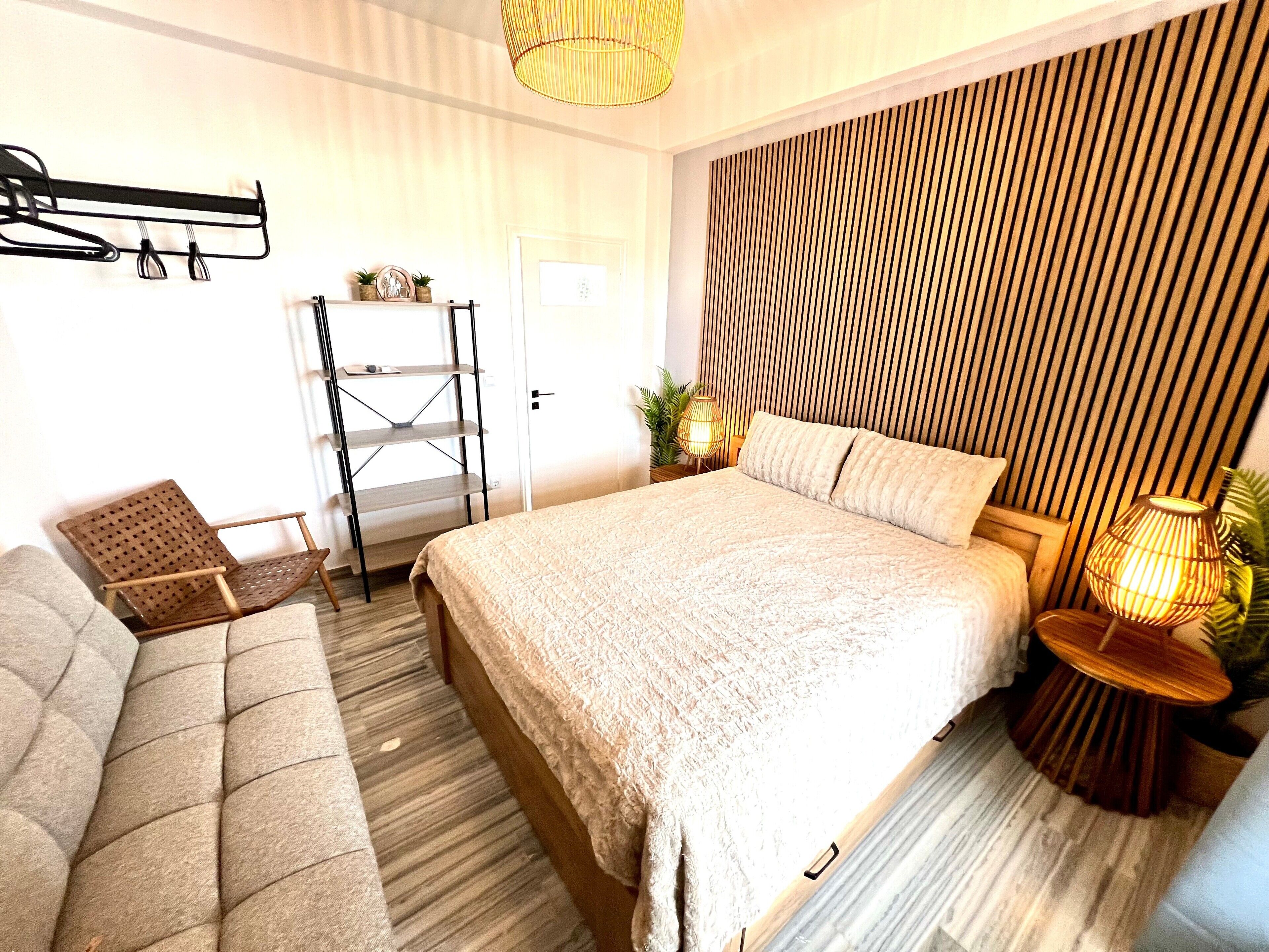 2 bedrooms, iron/ironing board, free WiFi, bed sheets