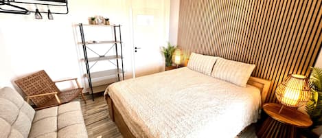 2 bedrooms, iron/ironing board, WiFi (free), bed sheets