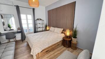 1 Schlafzimmer, Bügeleisen/Bügelbrett, kostenloses WLAN, Bettwäsche
