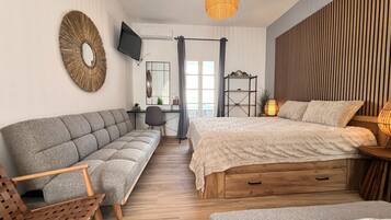 1 chambre, fer et planche Ă repasser, Wi-Fi gratuit, draps fournis