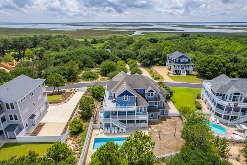 A Shore Thing: Private Pool, Hot Tub, Elevator, Currituck Club Amenities