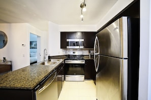 Economy Studio Suite | Private kitchen | Coffee/tea maker, electric kettle, toaster, paper towels