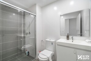 Hair dryer, towels