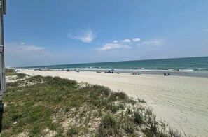 En la playa 