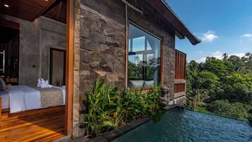 One Bedroom Rooftop Private pool with Valley View | Kolam renang pribadi