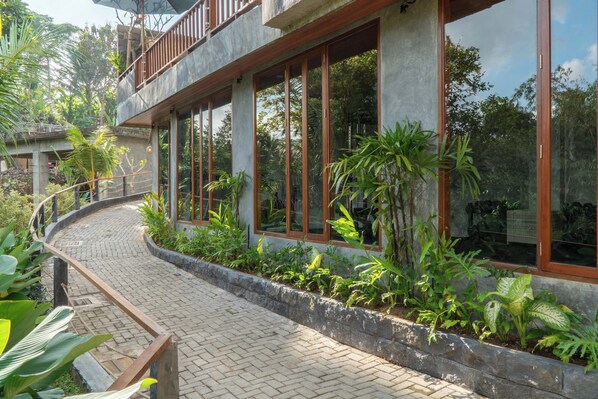 Interior entrance