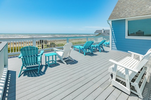 💎Beachfront Bliss! 5BR | 4.5BA | Private Walkway💎