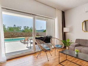 Living area - Vacation home Vujuša by Interhome (Pirovac)