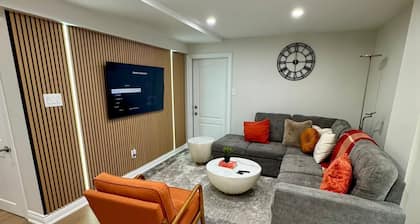 Welcome to our beautifully renovated 2BR Basement | Minutes from YYZ