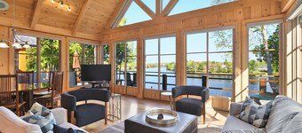 Riverlight Retreat — a cozy riverfront cottage in Browns Yard.