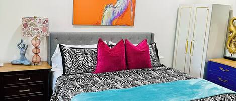 1 chambre, fer et planche Ă repasser, Wi-Fi, literie fournie