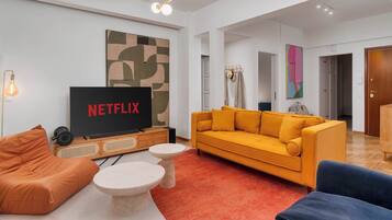 Smart TV, books, video library