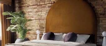 This spacious flat is by far the most romantic suite in Hotel Julie—perfect for lovers.