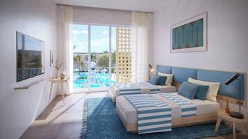 Desk, laptop workspace, free WiFi