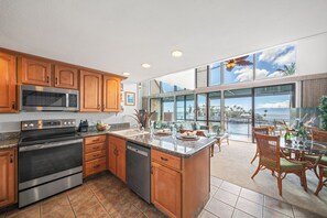 Fridge, microwave, oven, stovetop - SUMMER SALE! Spectacular Direct Napili Oceanfront Views - NP C22 (Lahaina)