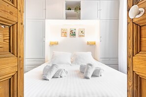 1 غرفة نوم ومكواة/لوح كي وواي فاي مجانًا وملاءات أسرّة