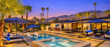 Una piscina climatizada