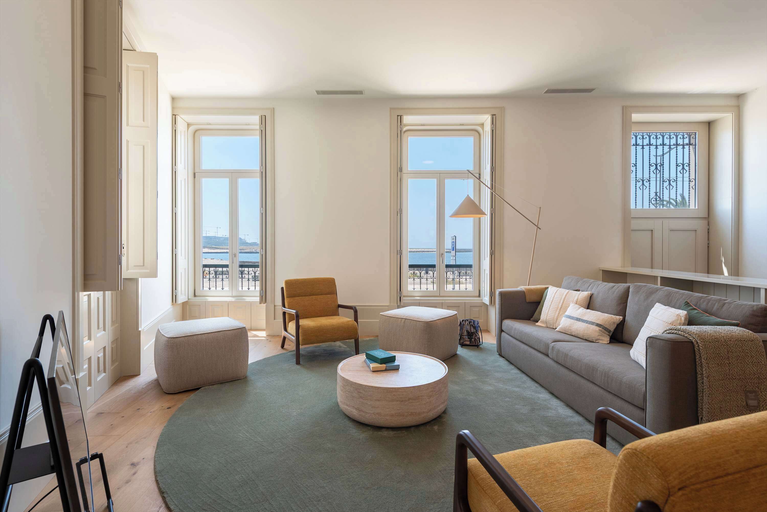 TV, books, stereo, offices