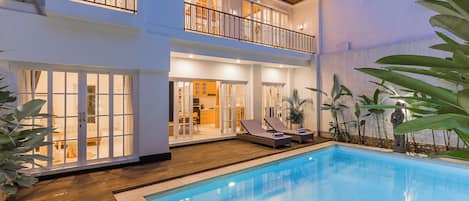 Luxe villa, 3 slaapkamers, privézwembad | Een strijkplank/strijkijzer, gratis wifi