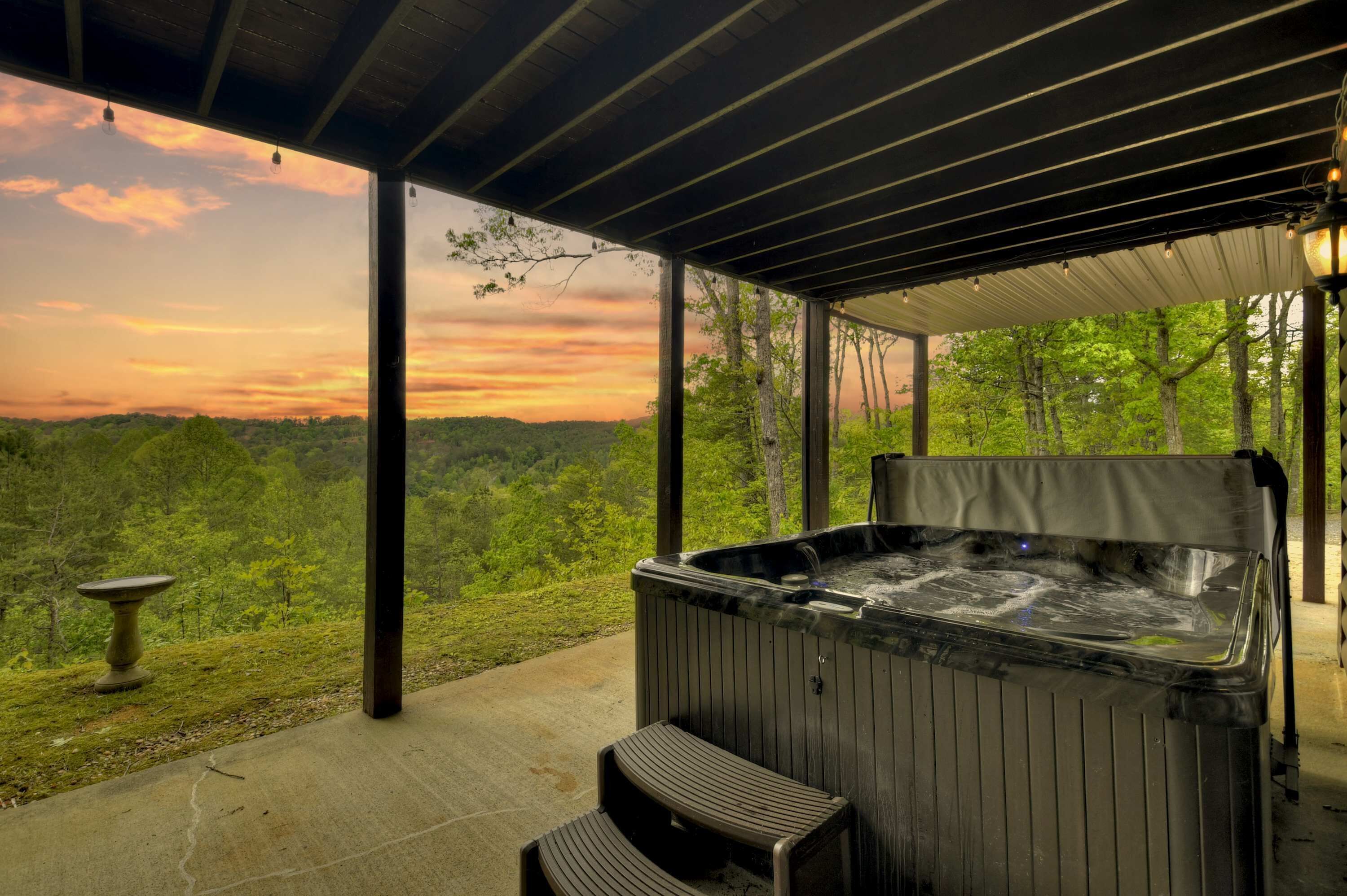 Bain à remous extérieur