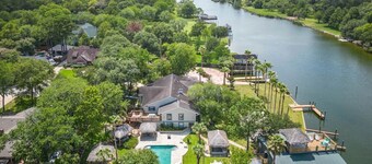Waterfront Oasis with Pool, Fire Pit & Dock