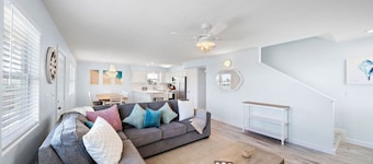 Cozy Beach House with Game Room, Steps from Beach