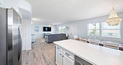 Cozy Beach House with Game Room, Steps from Beach